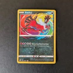 Pokemon Yveltal 046/072 Shining Fates Amazing Rare Holo 110HP English - Image 1