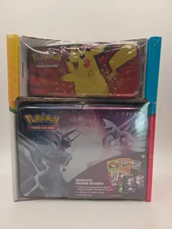 Pokemon Pencil case/Treasure Chest 2 tin set Sealed - Image 1