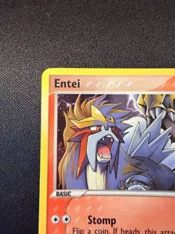 Entei 1/17 POP Series 2 Holo Rare Pokemon Card 2006 English LP/NM - Image 2