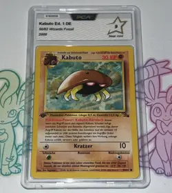 Pokemon - Kabuto - PCA 9 - 2000 1. Edition Fossil - 50/62 - DE - Vintage Slab - Image 1