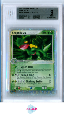 GEWALDRO EX POKEMON 93/95 2003 EX TEAM MAGMA TEAM AQUA HOLOFOIL DE POP 17 BGS 9 - Image 1