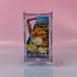 EVOLUTIONS POKEMON XY DISPLAY CARTON WITHOUT BOOTER ENGLISH IN ACRYL CASE - Image 4