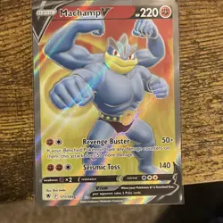 Pokemon Machamp V 171/189 Swsh10 Astral Radiance Ultra Rare Full Art Holo 220 HP - Image 3