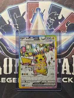 Pokemon Pikachu ex 219/191 Sv08: Surging Sparks Ultra Rare Full Art Holo - Image 1