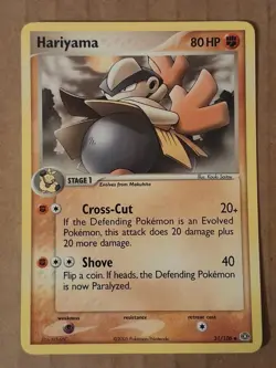 Pokemon Hariyama 31/106 ex Emerald NM-MINT See Pictures - Image 1