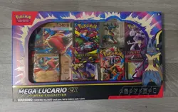 Pokemon TCG Mega Lucario EX Premium Figure Collection Box New Sealed - Image 1