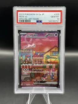PSA 10 Mew ex Special Art Rare 205/165 Sv2a: Pokemon 151 Japanese 2023 GEM MINT - Image 1
