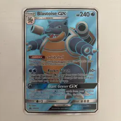 2019 Pokemon Blastoise GX SM189 Sm Holo Black Star Promo NM - Image 1