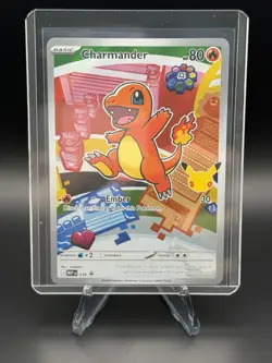 Pokemon First Partner Illustration Charmander #38 Black Star Promo Pokemon - Image 1
