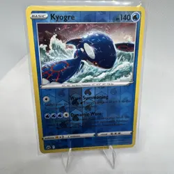 Pokemon Kyogre Reverse Holofoil Crown Zenith Holo Rare 036/159 NM - Image 1