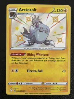Arctozolt SV46/SV122 Shining Fates Baby Shiny Holo Rare Pokemon TCG - NM - Image 1