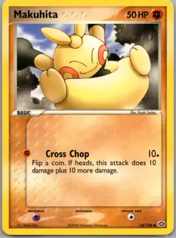 Makuhita - 54/106 - EX Emerald Common Pokemon - LP - Image 1