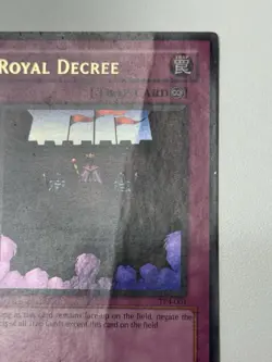 Royal Decree TP4-001 Tournament Pack 4 Unlimited Ultra Rare #1 Damaged - Image 3