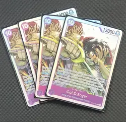 4x OP13-064 Gol.D.Roger SR Playset Card Game CCG English NM One Piece EN - Image 1