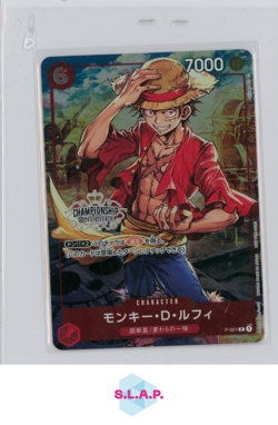 MONKEY D LUFFY 2023 ONE PIECE CHAMPIONSHIP PROMO P-001 P1 JAPANESE - Image 1