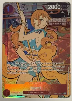 One Piece Nami English Version 1st Anniversary Set OP01-016 LP - Image 1