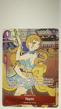 One Piece Nami English Version 1st Anniversary Set OP01-016 LP - Image 2