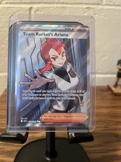 Team Rockets Ariana Ultra Rare Destined Rivals Full Art Trainer Card 224/182 NM - Image 1