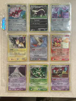 Pokemon Card Lot 9 Vintage Cosmos Holos 🔥 SWIRL ON EVERY CARD! 2005-2011 - Image 1