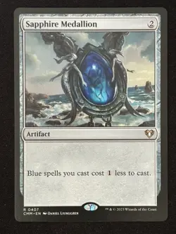1x MTG Sapphire Medallion - Commander Masters (CMM) #407 - Magic the Gathering - Image 5
