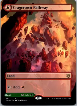 Cragcrown Pathway (Borderless) R Zendikar Rising 287 NM - Image 1