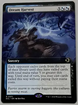 MTG Lorwyn Eclipsed Dream Harvest Sorcery RARE REGULAR #0371 - Image 1