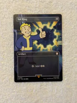 MTG: Sol Ring Fallout Borderless Near Mint Unplayed - Image 1