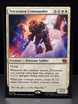 Triceraton Commander #25 (NM) TMT Magic MTG - Image 1