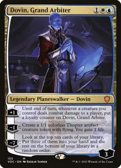 MTG Dovin, Grand Arbiter ** Crimson Vow Commander ** English - Image 1
