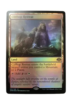 MTG DMR: Clifftop Retreat (Land) Regular Rare Foil 241/261 - Image 1