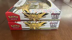 Pokemon Scarlet & Violet 151 Zapdos Ex Collection Lot Of 2 🔥 - Image 3