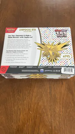 Pokemon Scarlet & Violet 151 Zapdos Ex Collection Lot Of 2 🔥 - Image 4