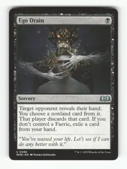 Ego Drain U Wilds of Eldraine 86 NM Normal Magic: The Gathering - Image 1