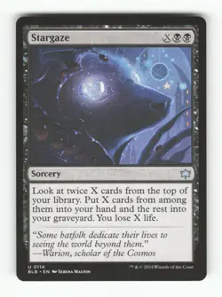 Stargaze U Bloomburrow 114 NM Normal Magic: The Gathering - Image 1