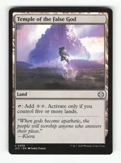 Temple of the False God U Commander: The Lost Caverns of Ixalan 359 LP MTG - Image 1