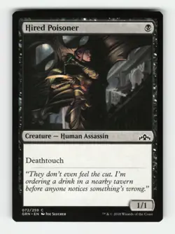 Hired Poisoner C Guilds of Ravnica 72 NM Normal MTG - Image 1