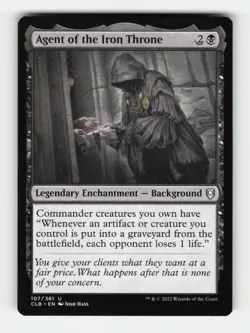Agent of the Iron Throne U Battle for Baldur's Gate 107 LP Normal MTG - Image 1
