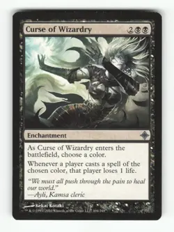 Curse of Wizardry U Rise of the Eldrazi 104 LP Normal Magic: The Gathering - Image 1