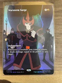 Warstorm Surge (Borderless) Foil NM. Avatar: The Last Airbender. - Image 1