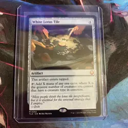 MTG White Lotus Tile – Avatar: The Last Airbender – TLA 0262 – Mythic – NM - Image 1