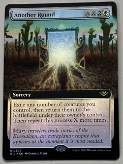 MTG Outlaws of Thunder Junction Another Round Sorcery RARE FOIL #0307 - Image 1