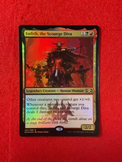 Judith, the Scourge Diva - FOIL - Ravnica Allegiance - Magic the Gathering - MTG - Image 1