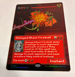 mtg delayed blast fireball secret lair foil - Image 1
