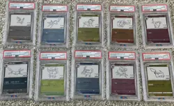 2023 Pokemon Yu Nagaba X PCG Champion Promo Japanese Complete Set Of 10 PSA 10 - Image 1