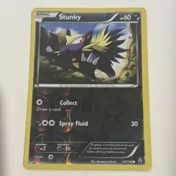 Stunky 54/106 Reverse Holo Common XY: Flashfire Pokemon Card - Image 1