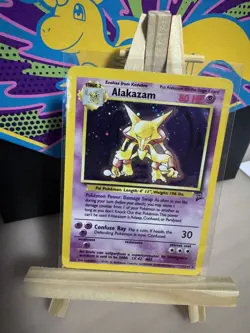 Pokemon Alakazam TCG Base Set 2 1/130 Holo Unlimited - Image 1