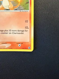 Charmander 113/112 FireRed & LeafGreen Secret Rare Holo Pokemon Card 2004 LP - Image 5