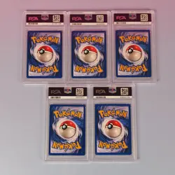 1999 POKEMON GERMAN 1ST ED PSA 10 LOT 5 QUAPSEL DODU ROSSANA NIDORINO/NIDORAN - Image 2