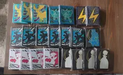 Pokemon ETB Mixed Set Card Sleeves *SEALED* Lot (22) - Image 1