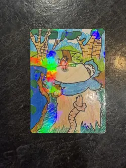 Pokemon TCG Snorlax SVPO51 Holo 151 ETB Promo Card artist imitation - Image 4